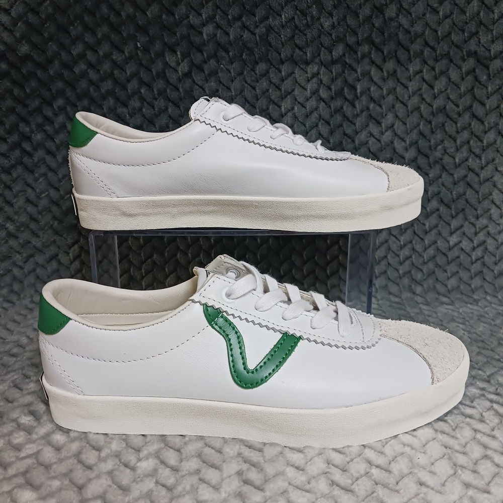 Vans Premium Sport Low 73 LX Men's Skate Sneakers Shoes White Green Size 8